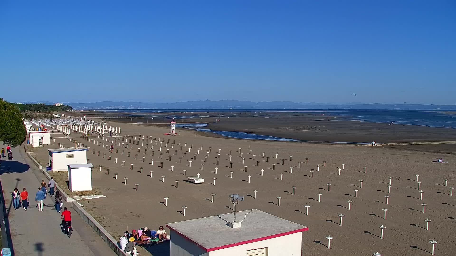 Grado Beach and Aquapark Views in Real Time