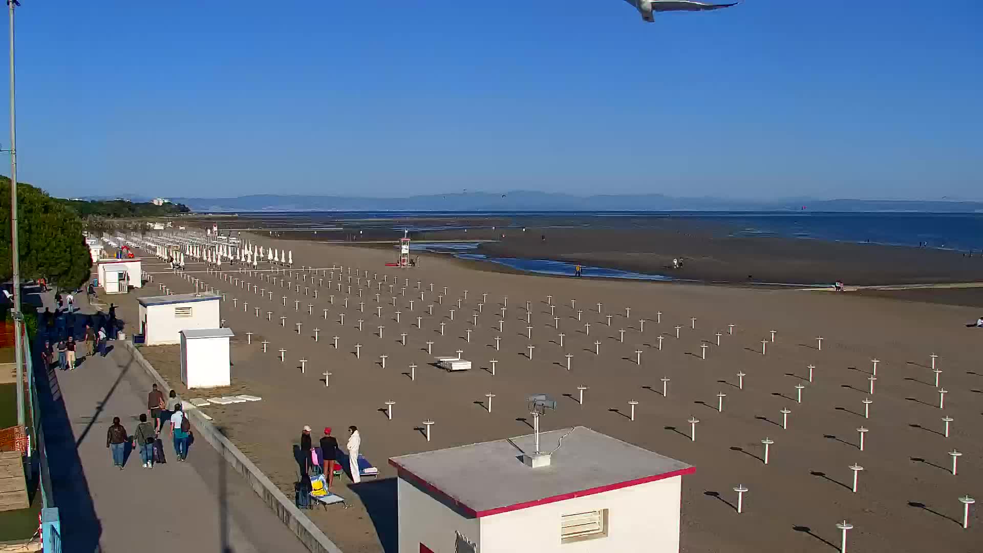 Webcam en direct Grado : Vues sur la plage et l’aquapark en temps réel
