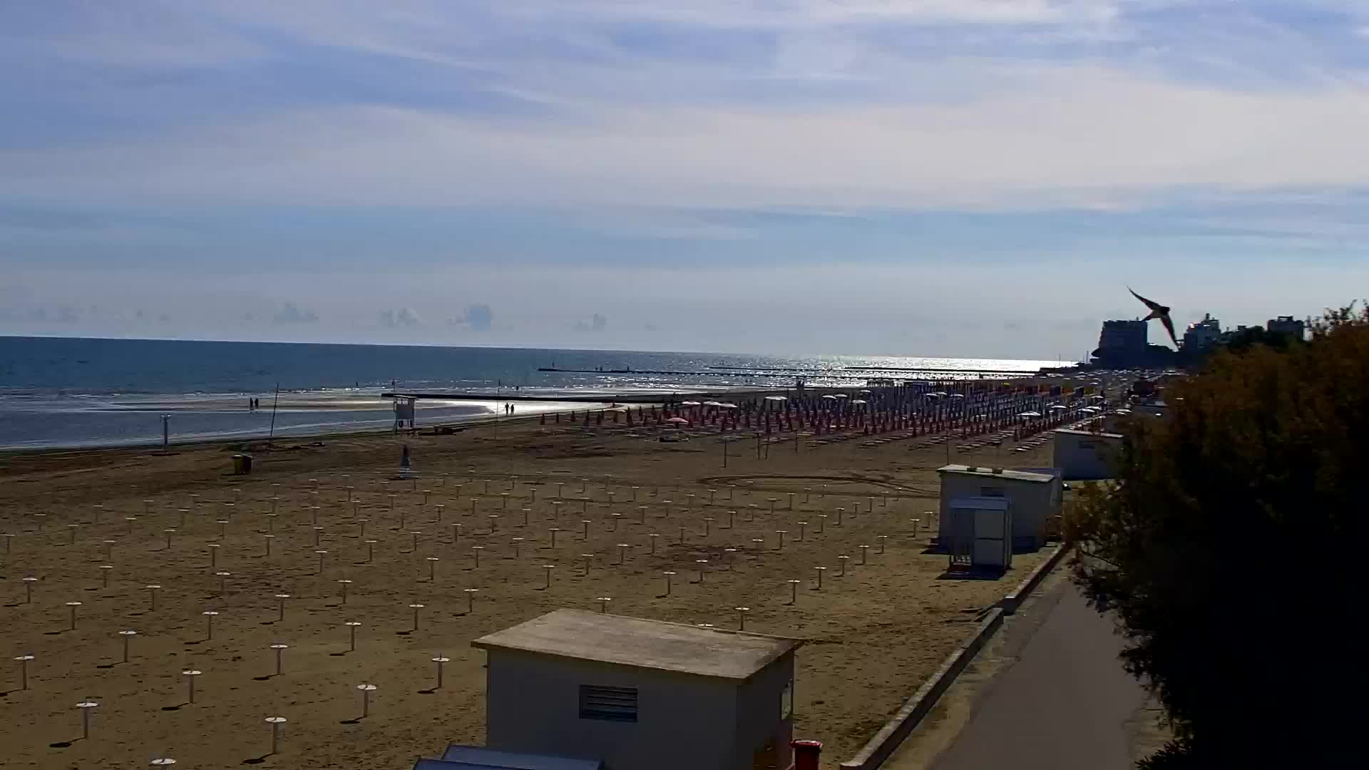 Grado Beach and Aquapark Views in Real Time