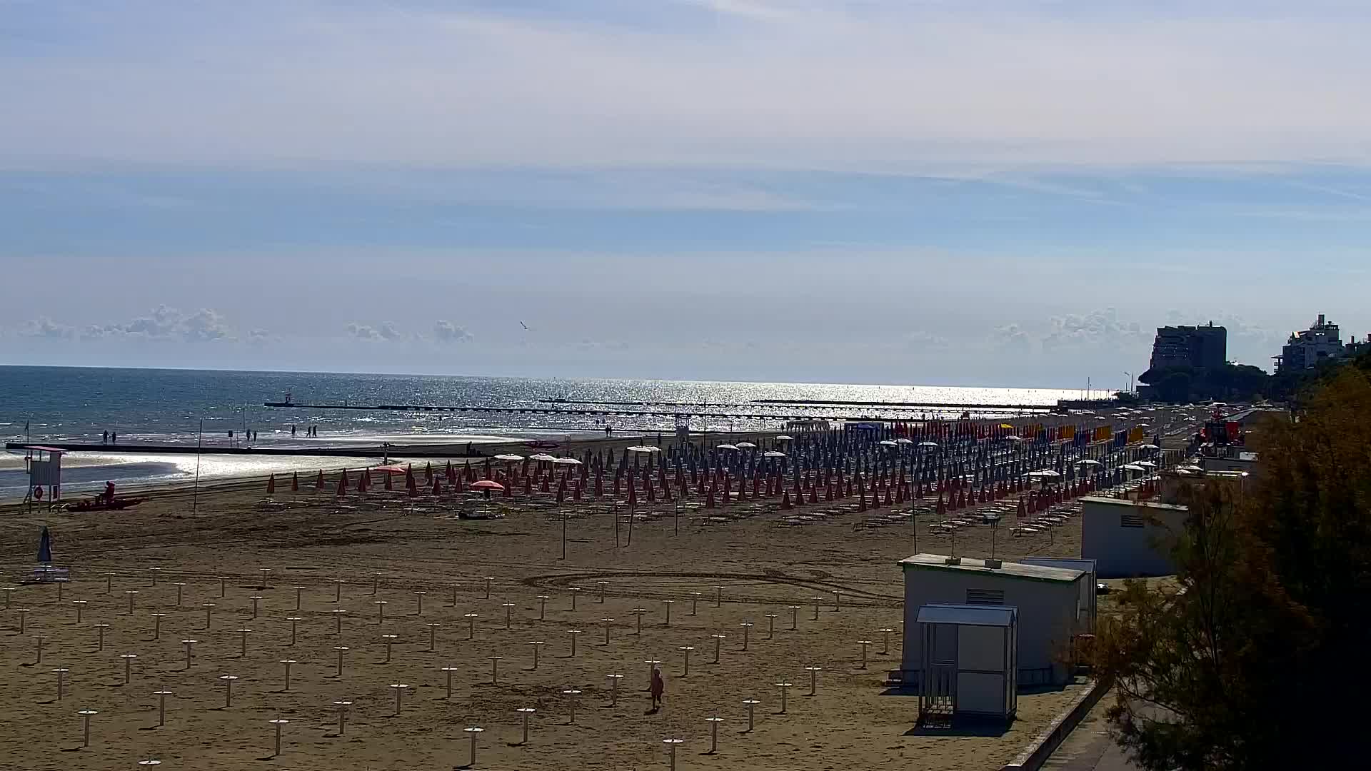 Webcam Live Grado: Vista sulla spiaggia e sull’acquapark in tempo reale