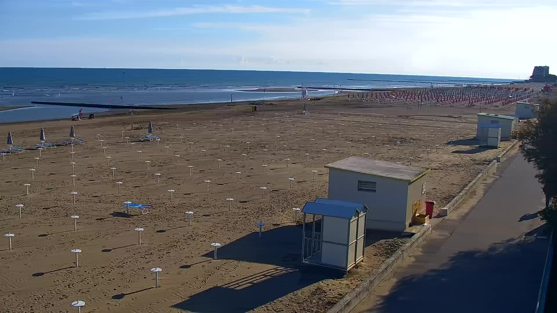 Grado Beach and Aquapark Views in Real Time