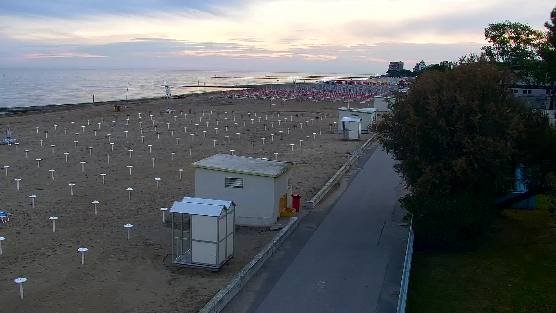 Webcam en direct Grado : Vues sur la plage et l’aquapark en temps réel