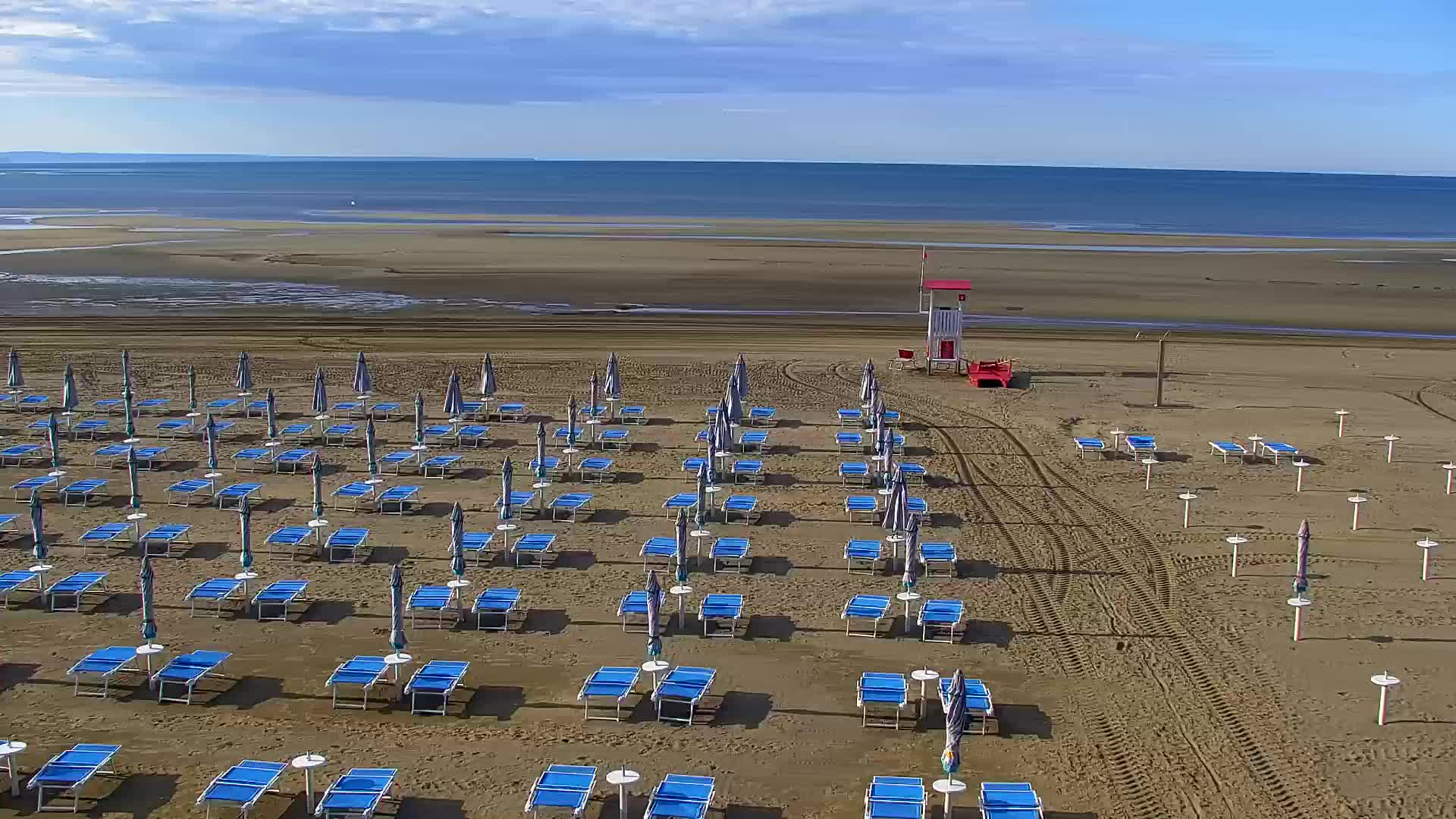 Grado Beach and Aquapark Views in Real Time
