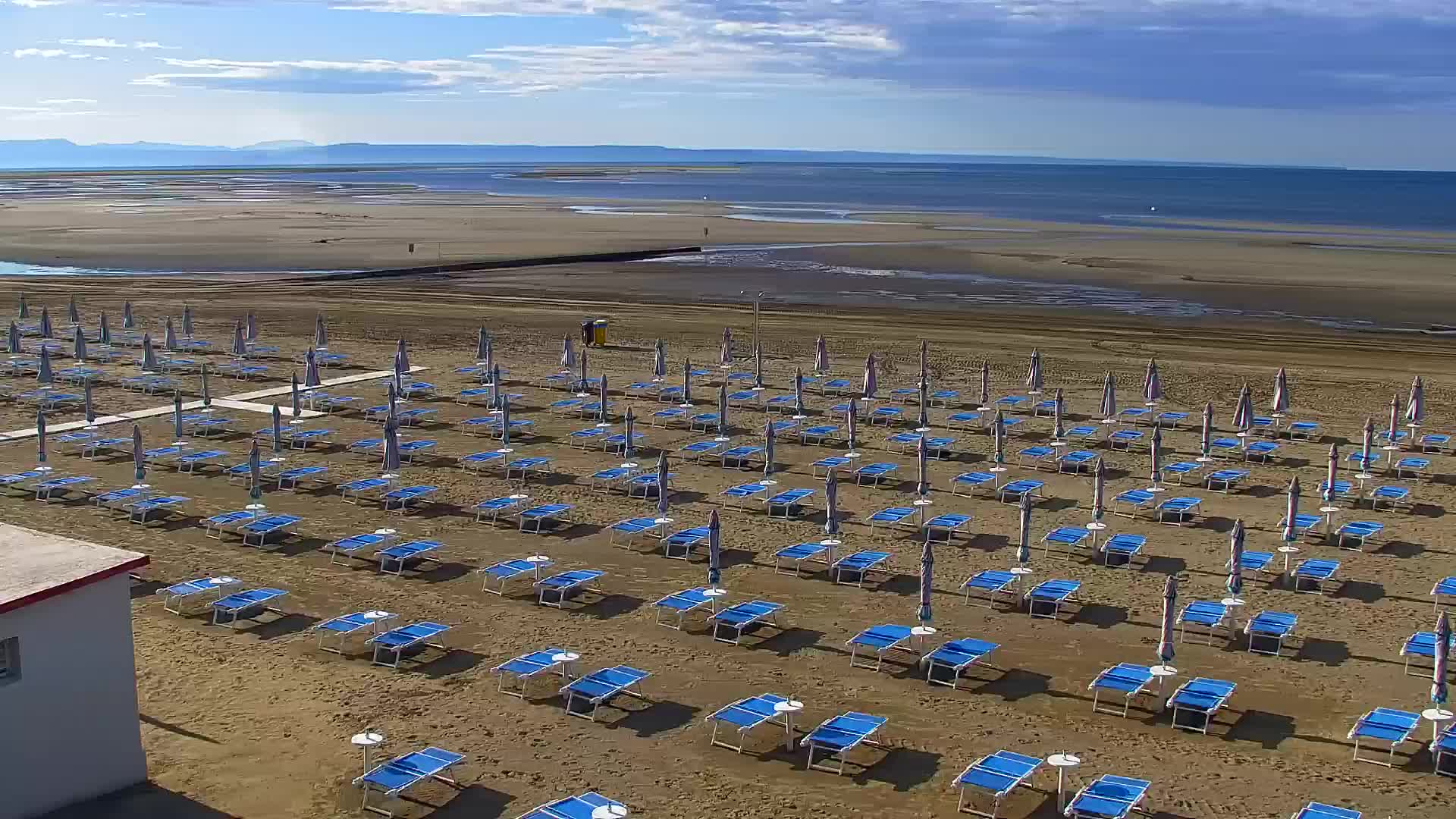 Grado Beach and Aquapark Views in Real Time