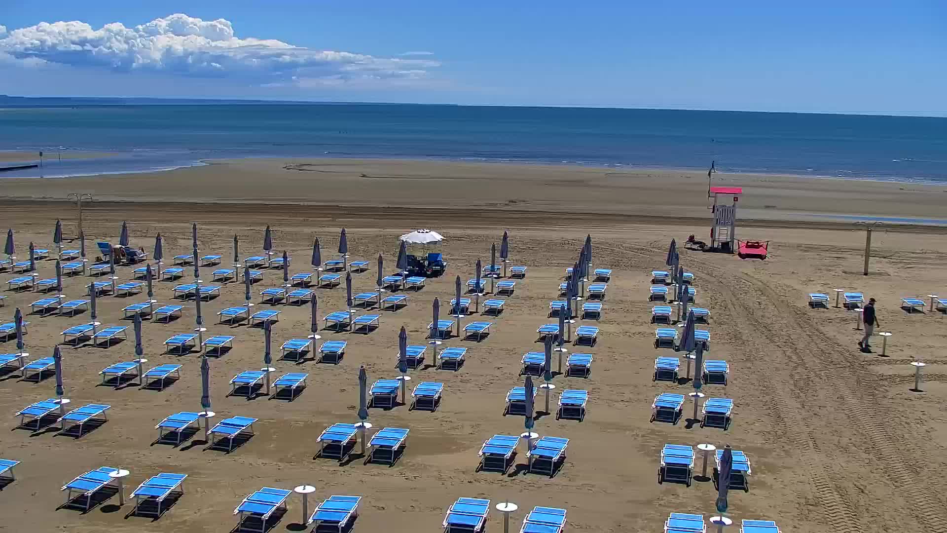 Grado Beach and Aquapark Views in Real Time