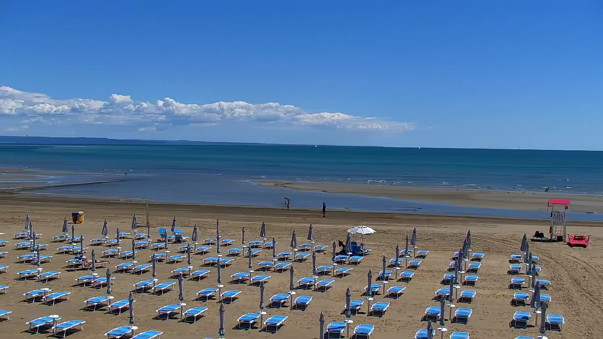 Spletna kamera v živo Grado: Pogledi na plažo in vodni park v realnem času