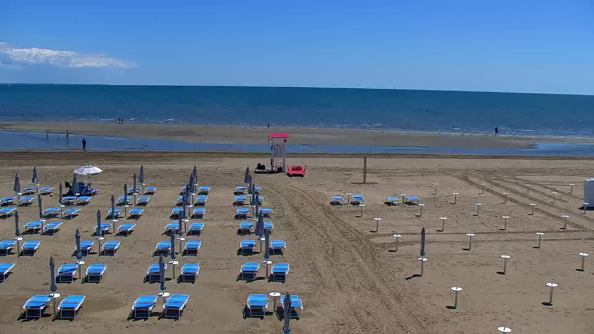 Spletna kamera v živo Grado: Pogledi na plažo in vodni park v realnem času