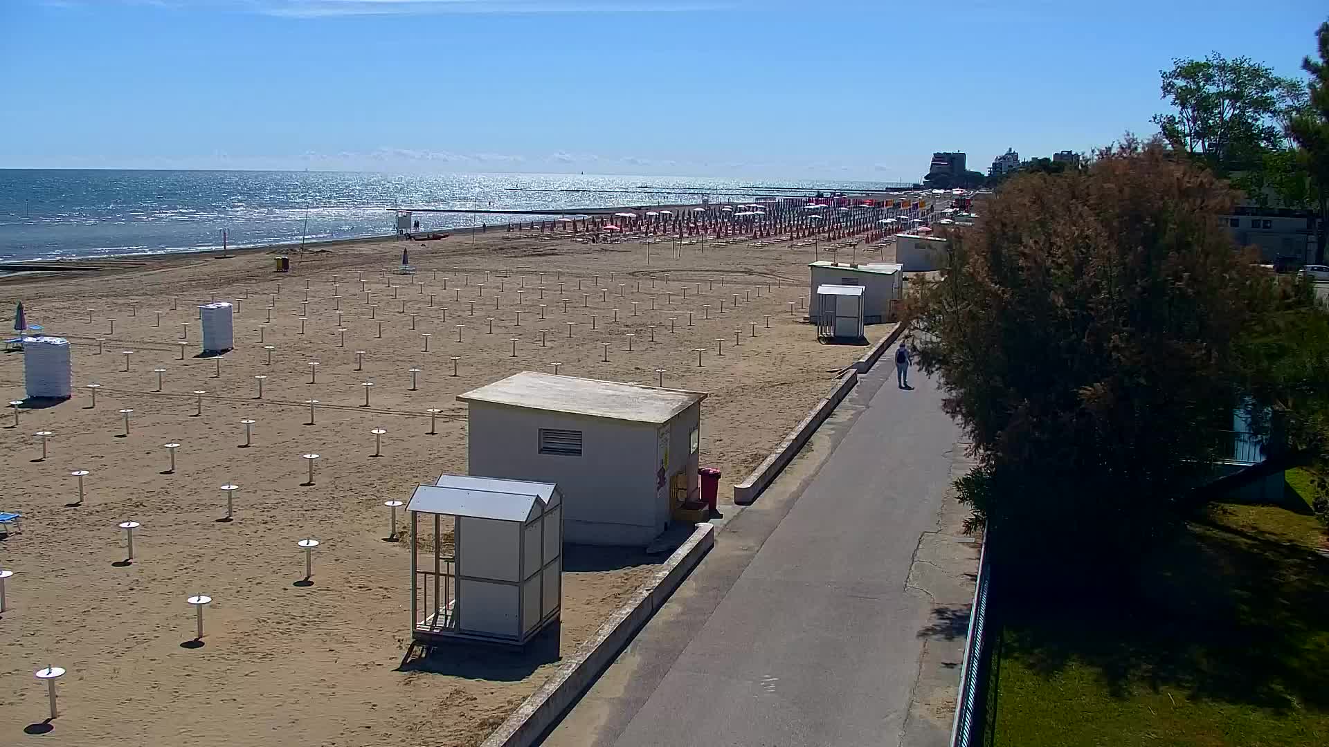 Webcam Live Grado: Vista sulla spiaggia e sull’acquapark in tempo reale