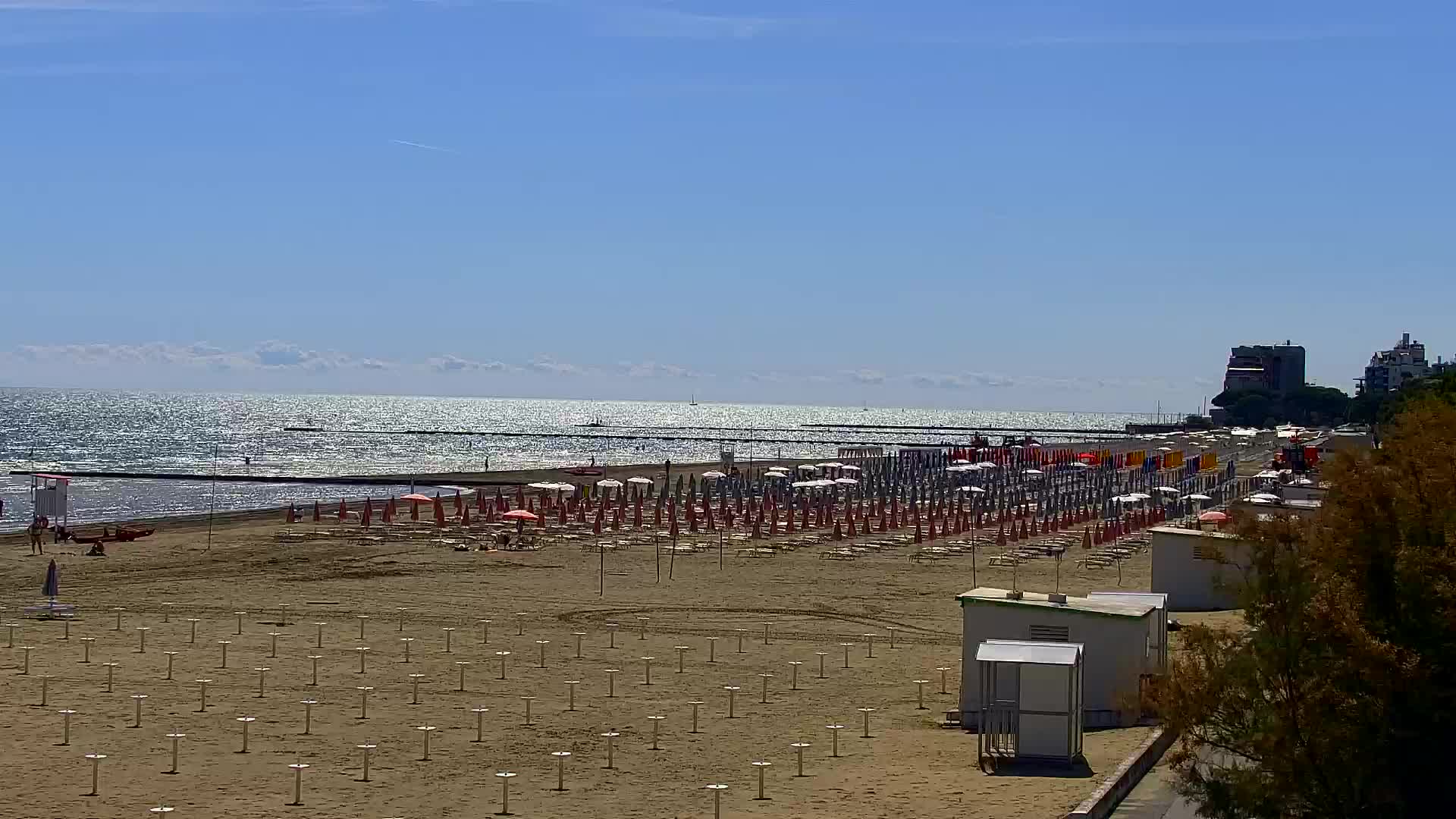 Grado Beach and Aquapark Views in Real Time