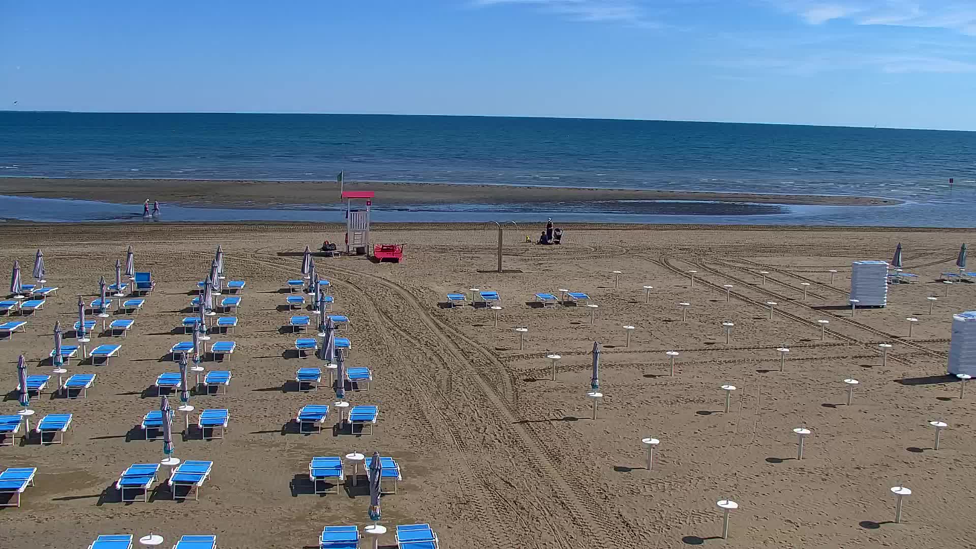 Spletna kamera v živo Grado: Pogledi na plažo in vodni park v realnem času