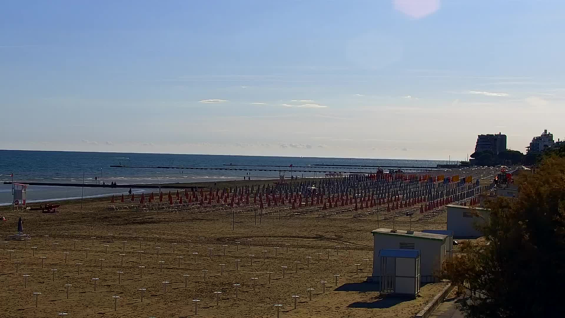 Webcam en direct Grado : Vues sur la plage et l’aquapark en temps réel