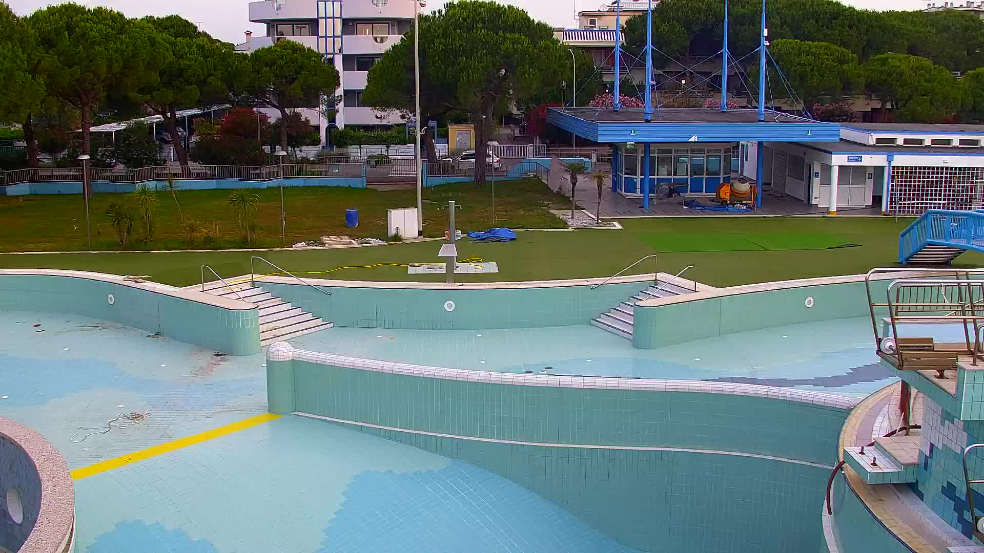 Grado Beach and Aquapark Views in Real Time