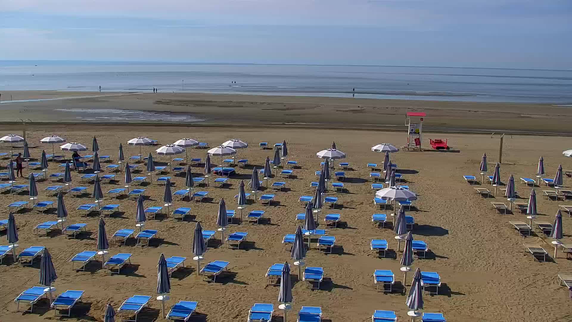 Webcam en vivo Grado: Vistas de la playa y del parque acuático en tiempo real
