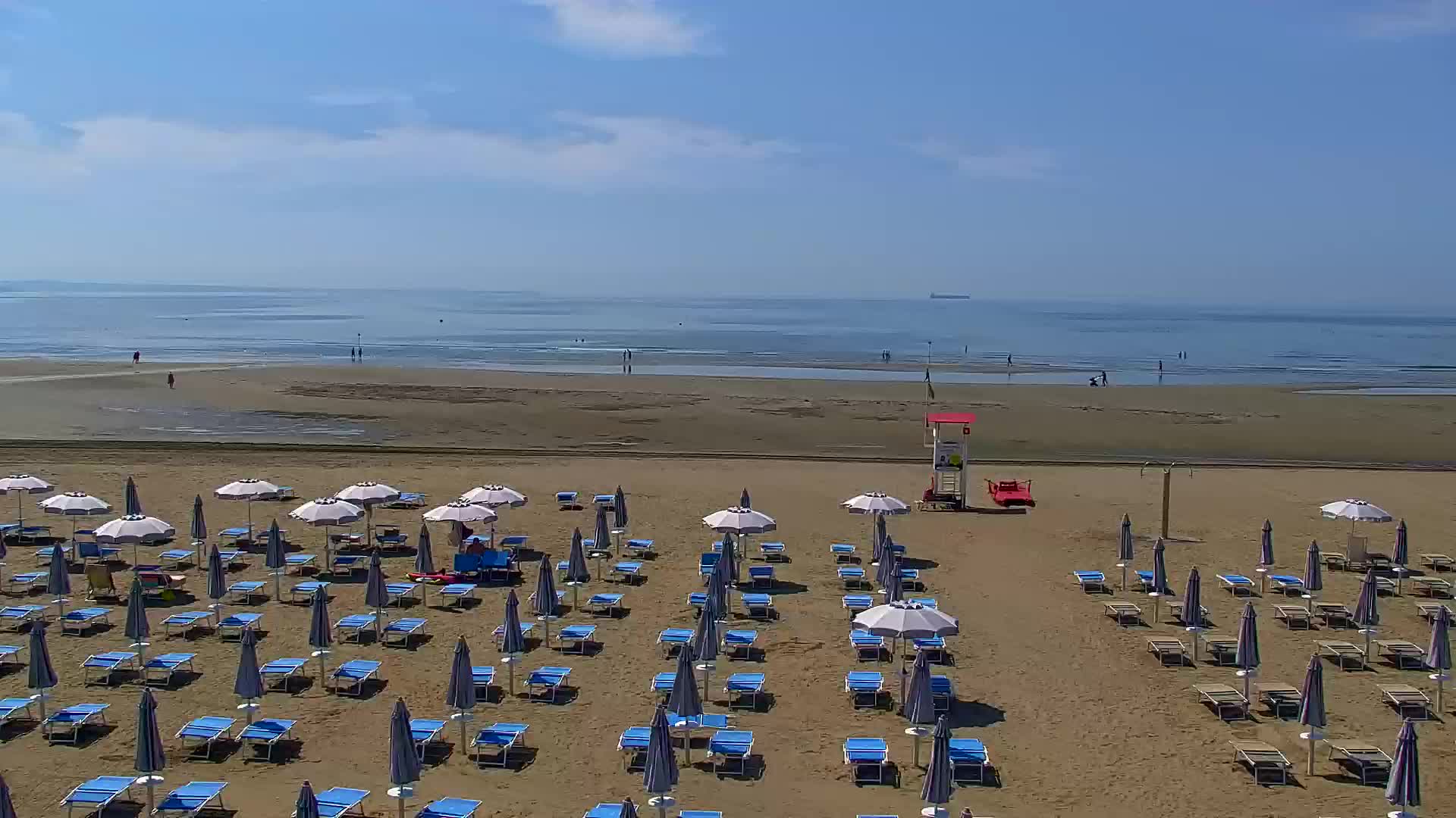 Spletna kamera v živo Grado: Pogledi na plažo in vodni park v realnem času