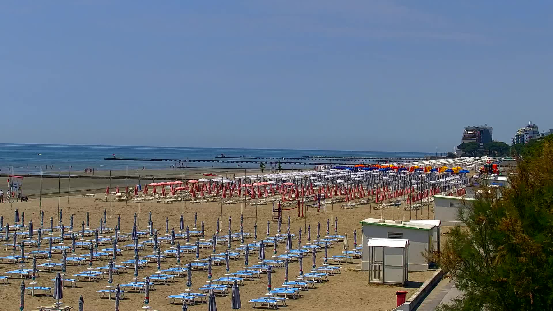 Grado Beach and Aquapark Views in Real Time