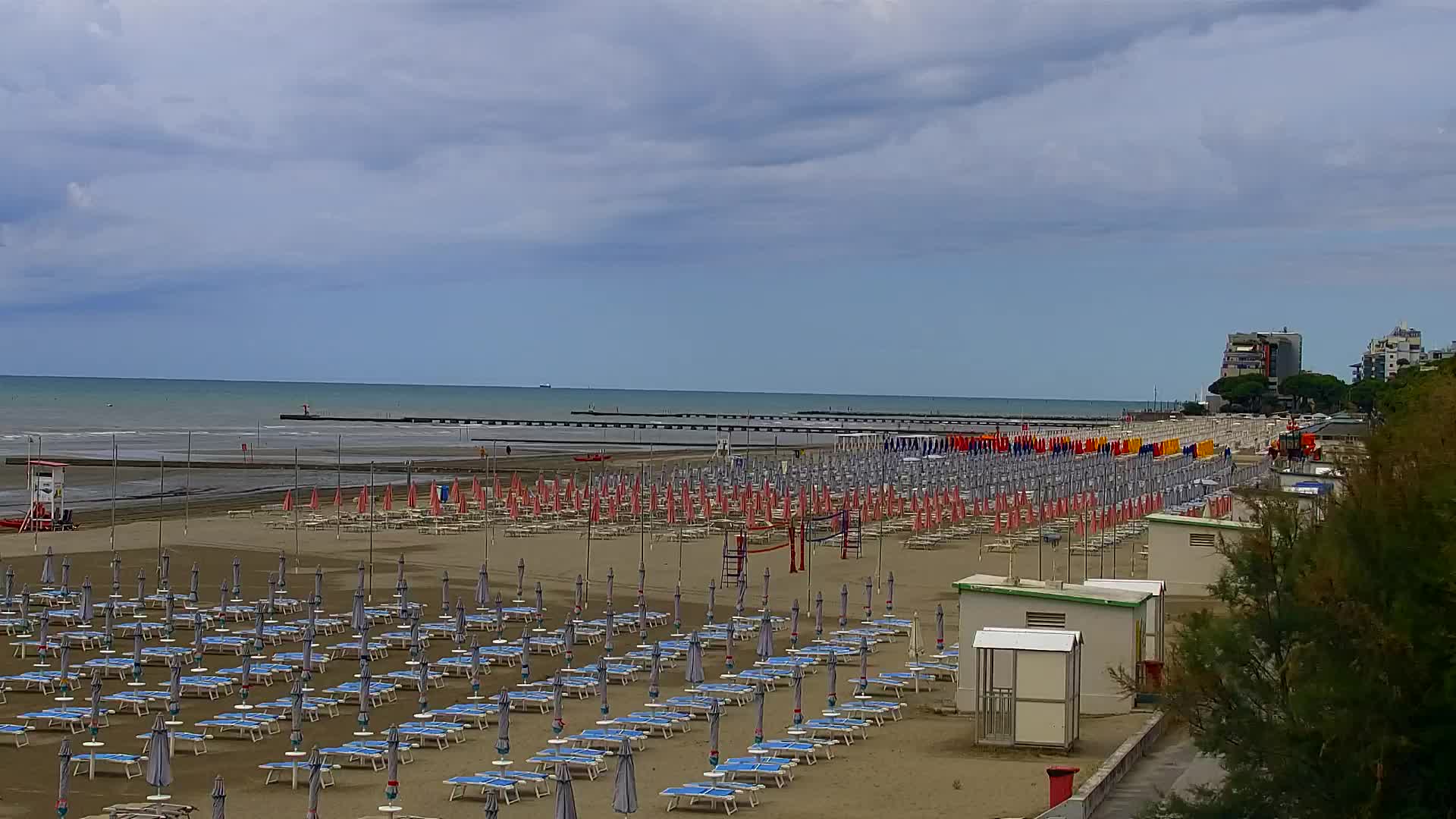 Webcam en direct Grado : Vues sur la plage et l’aquapark en temps réel