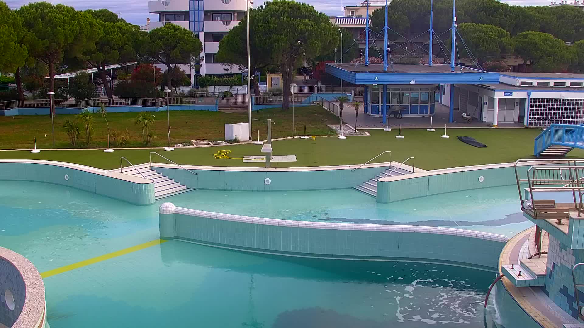 Webcam en direct Grado : Vues sur la plage et l’aquapark en temps réel
