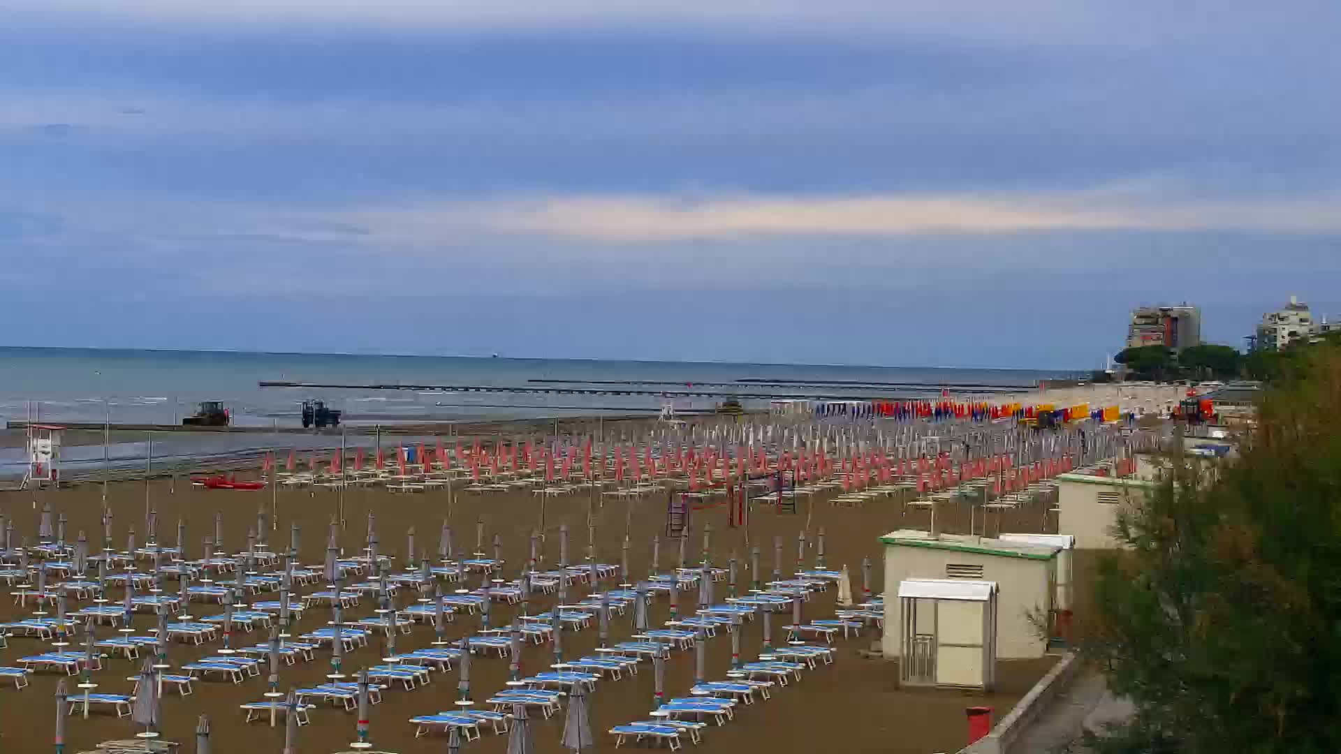 Grado Beach and Aquapark Views in Real Time