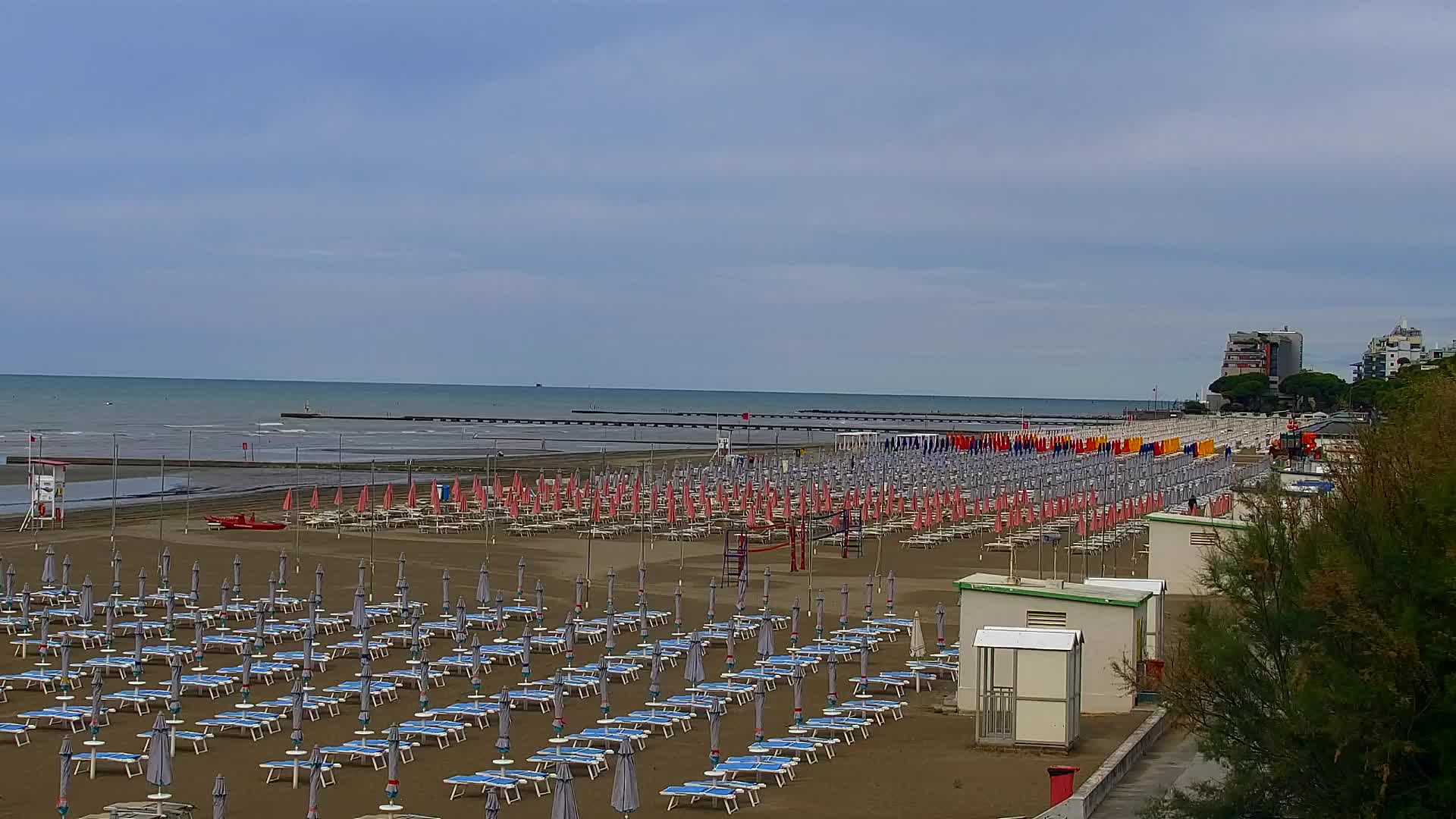 Grado Beach and Aquapark Views in Real Time