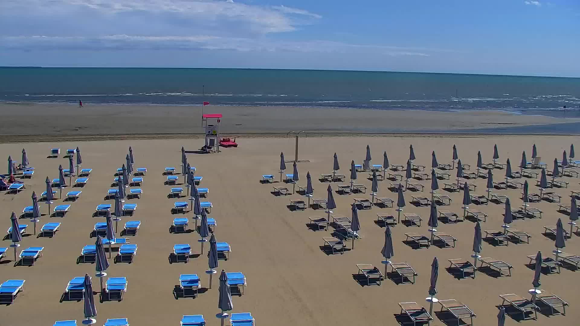 Grado Beach and Aquapark Views in Real Time