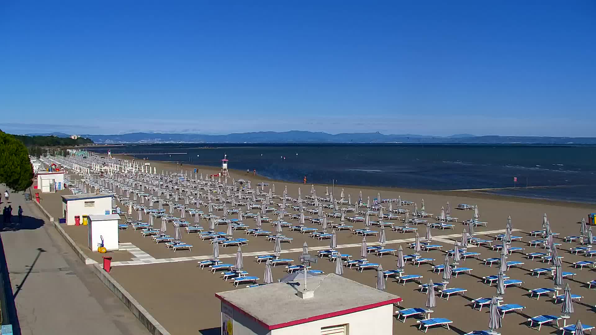 Webcam Live Grado: Vista sulla spiaggia e sull’acquapark in tempo reale