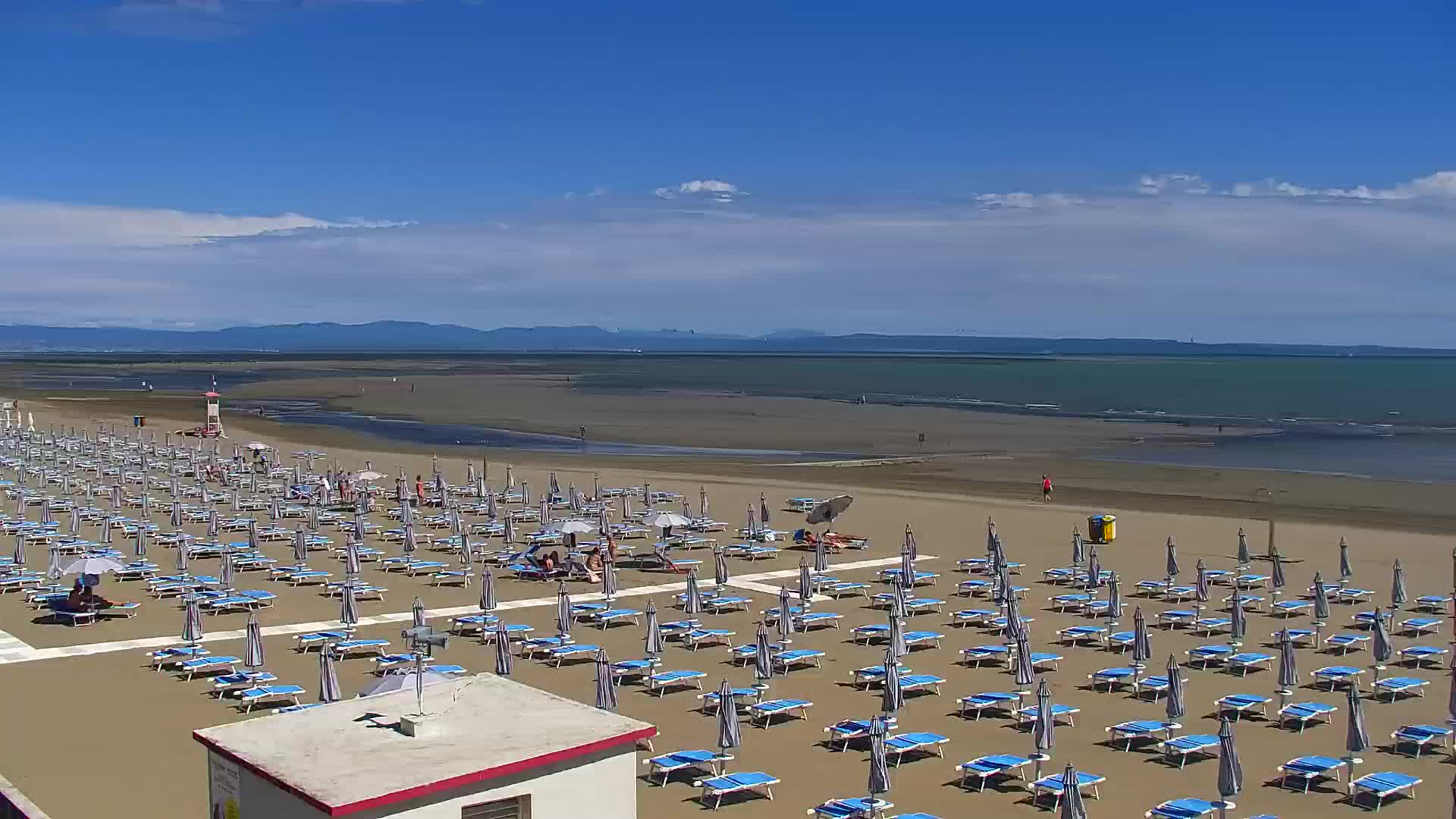 Grado Beach and Aquapark Views in Real Time