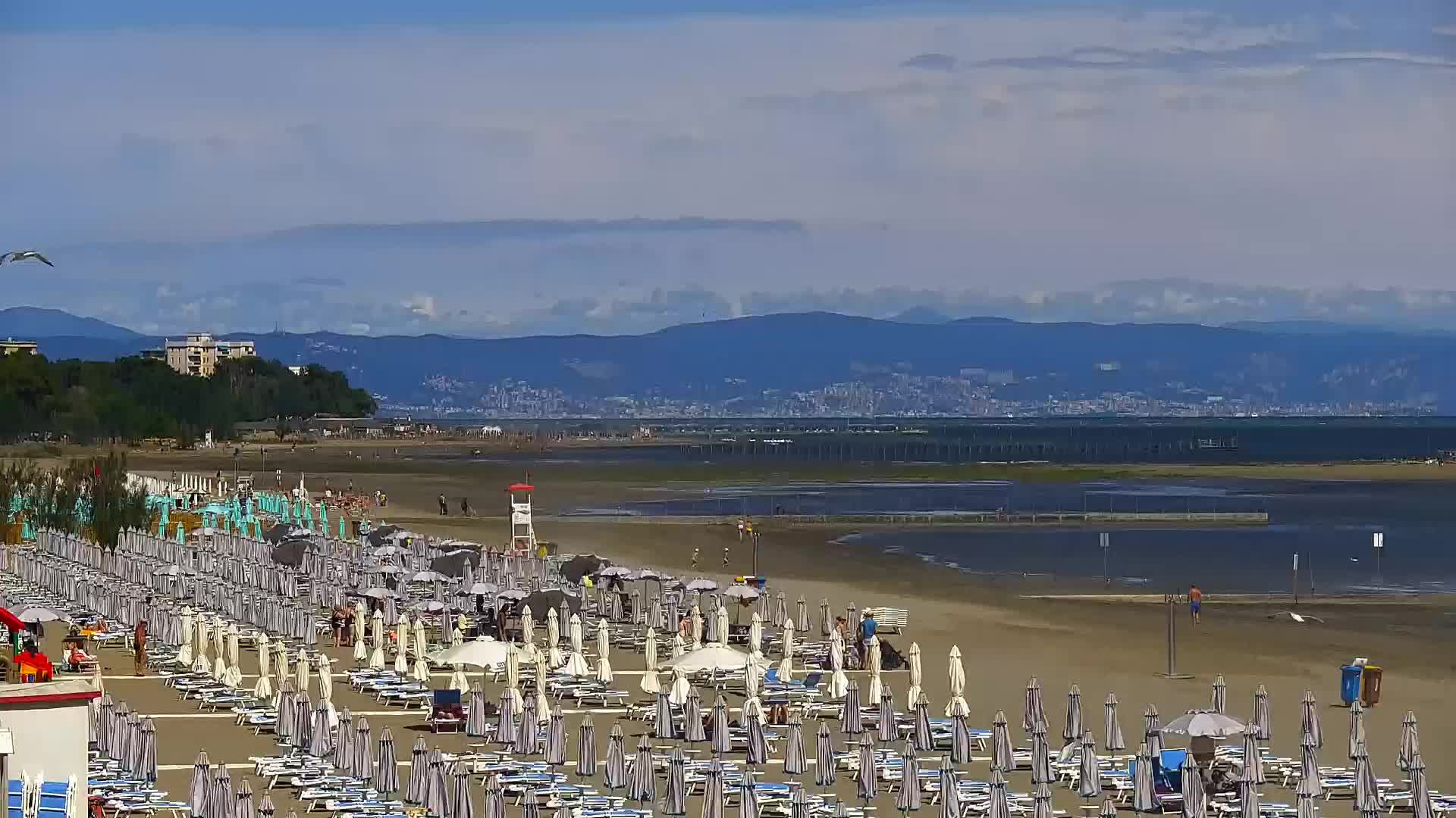 Webcam Live Grado: Vista sulla spiaggia e sull’acquapark in tempo reale