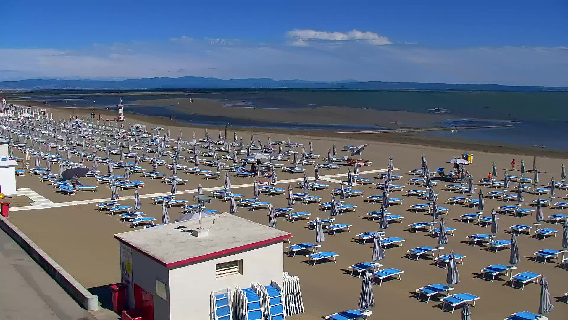Webcam en direct Grado : Vues sur la plage et l’aquapark en temps réel