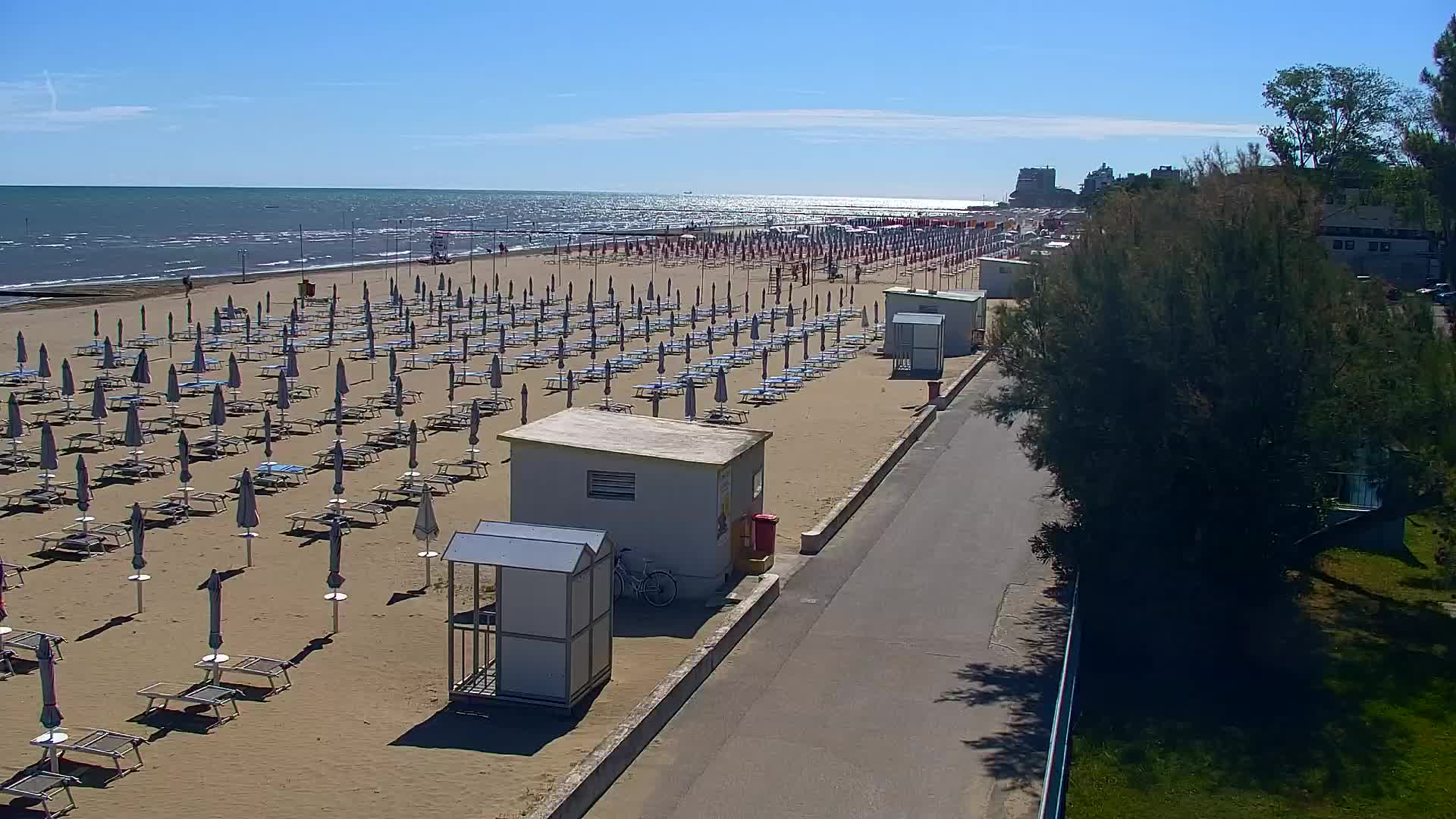 Webcam Live Grado: Vista sulla spiaggia e sull’acquapark in tempo reale