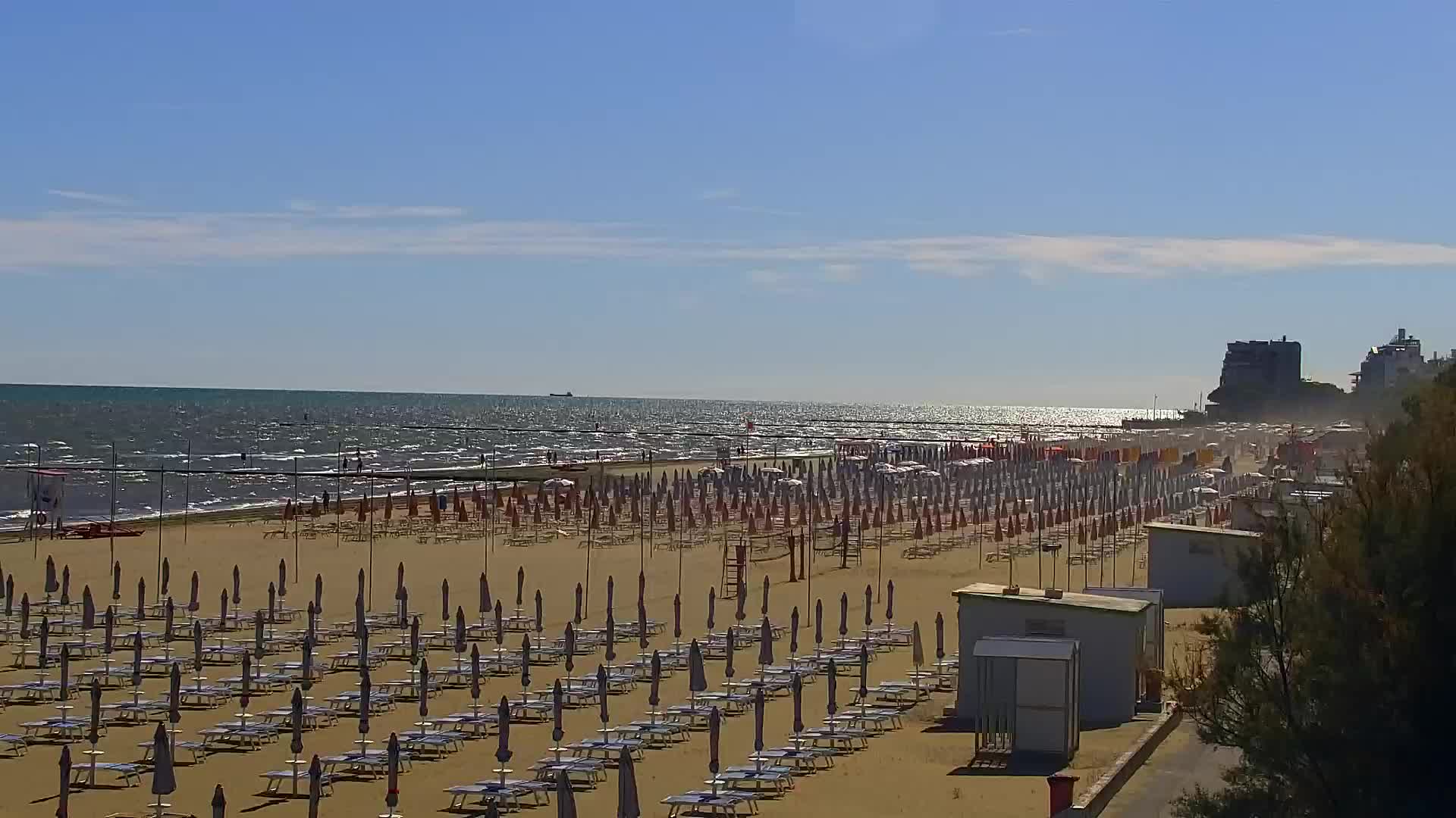 Webcam Live Grado: Vista sulla spiaggia e sull’acquapark in tempo reale