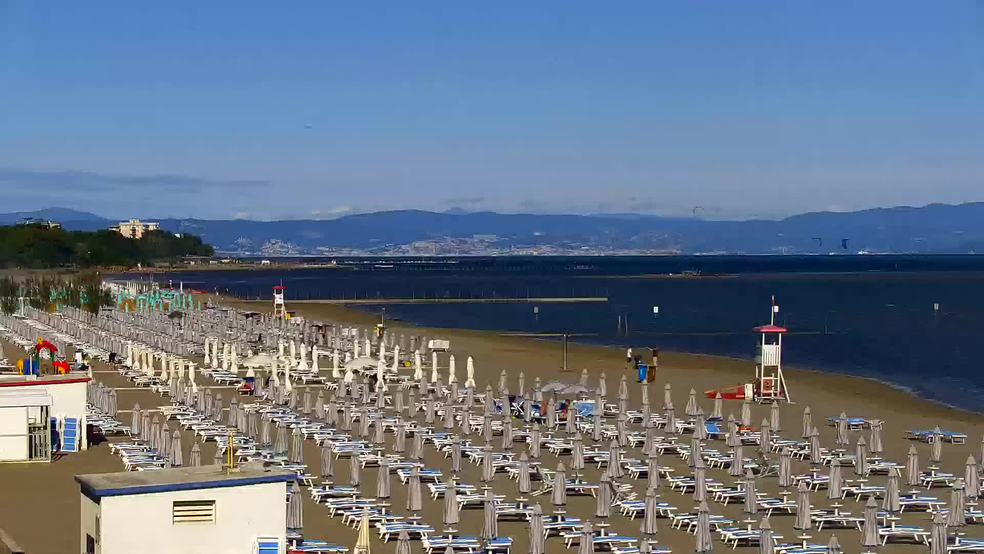 Webcam en direct Grado : Vues sur la plage et l’aquapark en temps réel