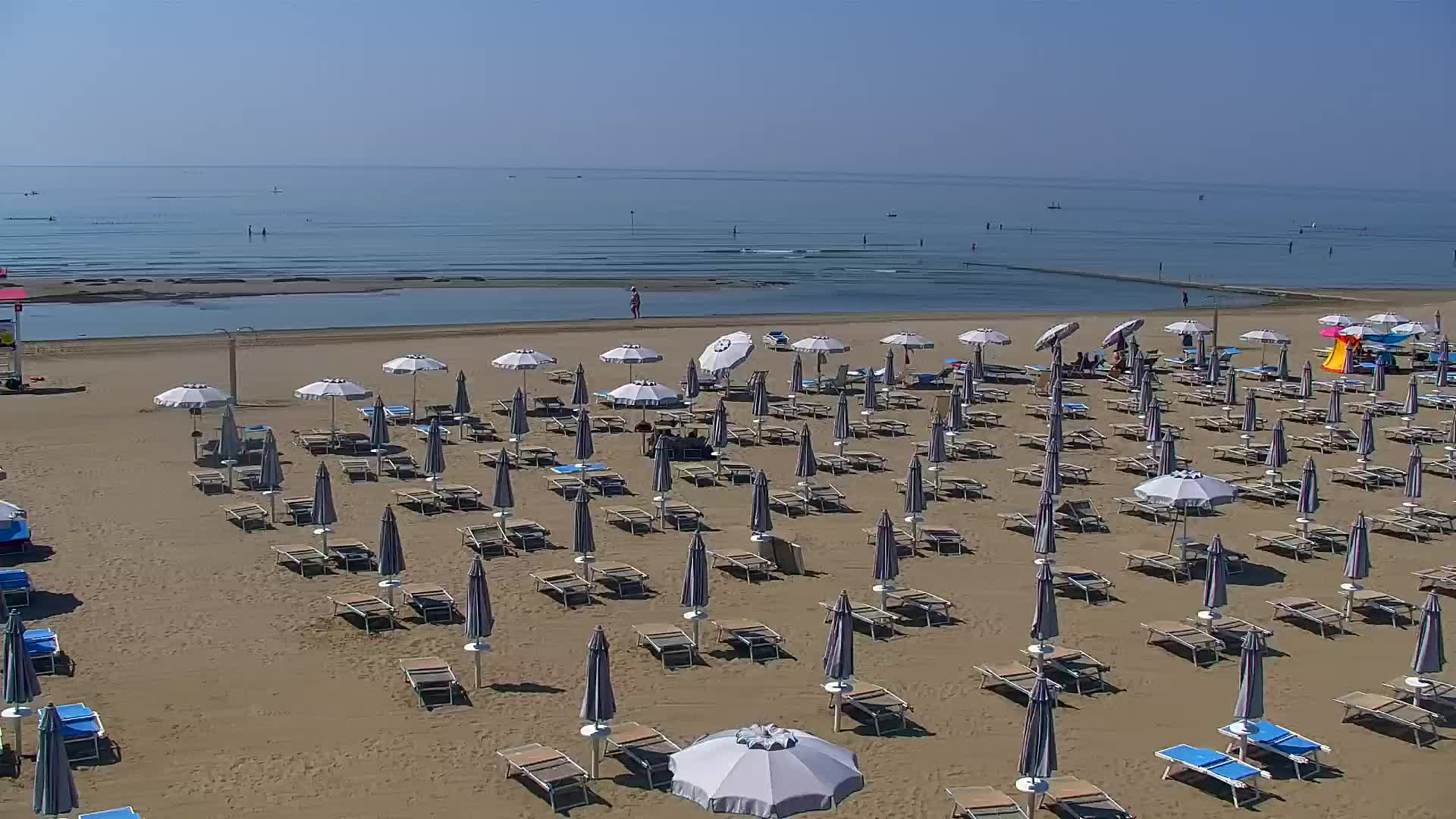 Grado Beach and Aquapark Views in Real Time