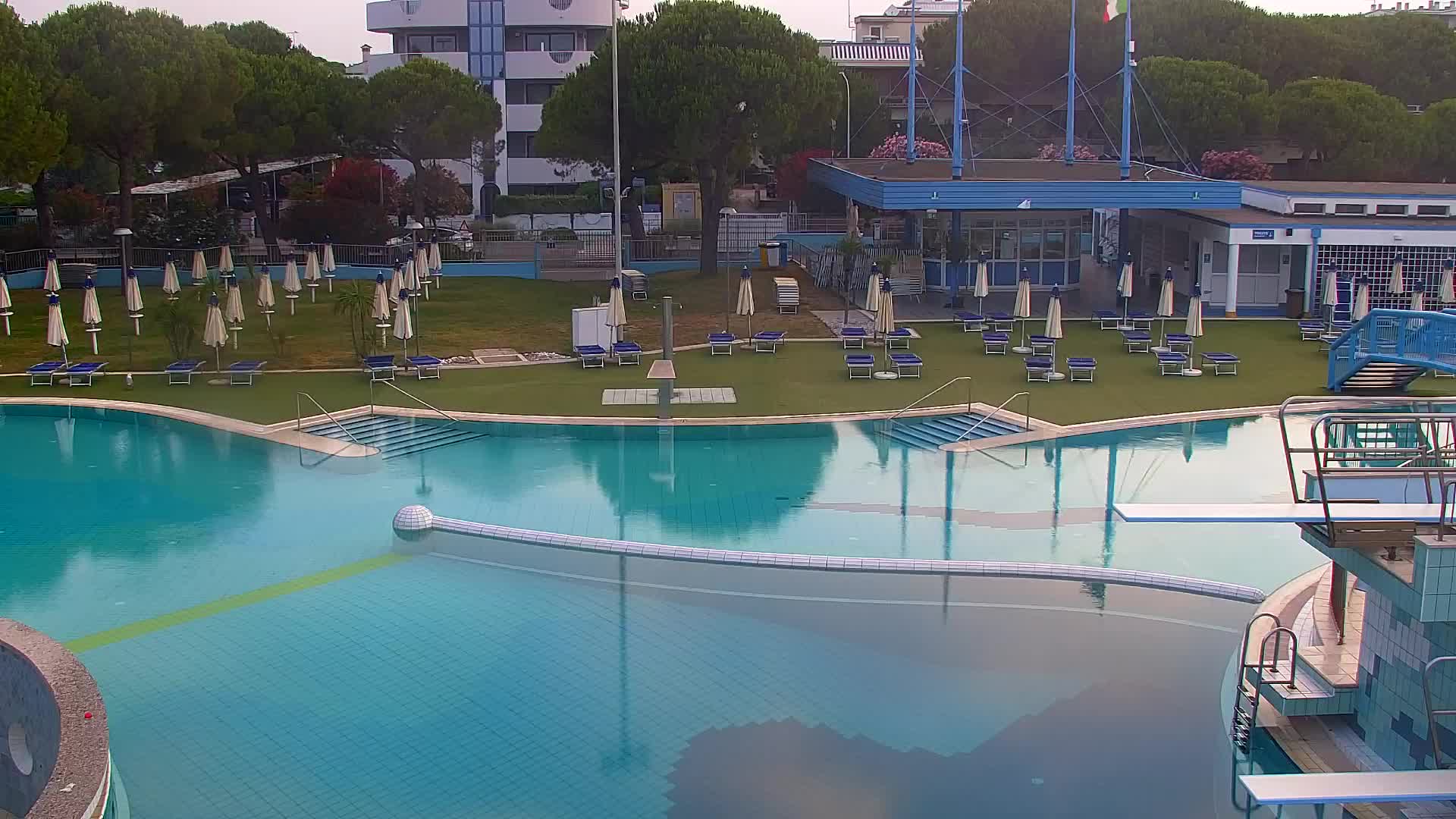 Grado Beach and Aquapark Views in Real Time