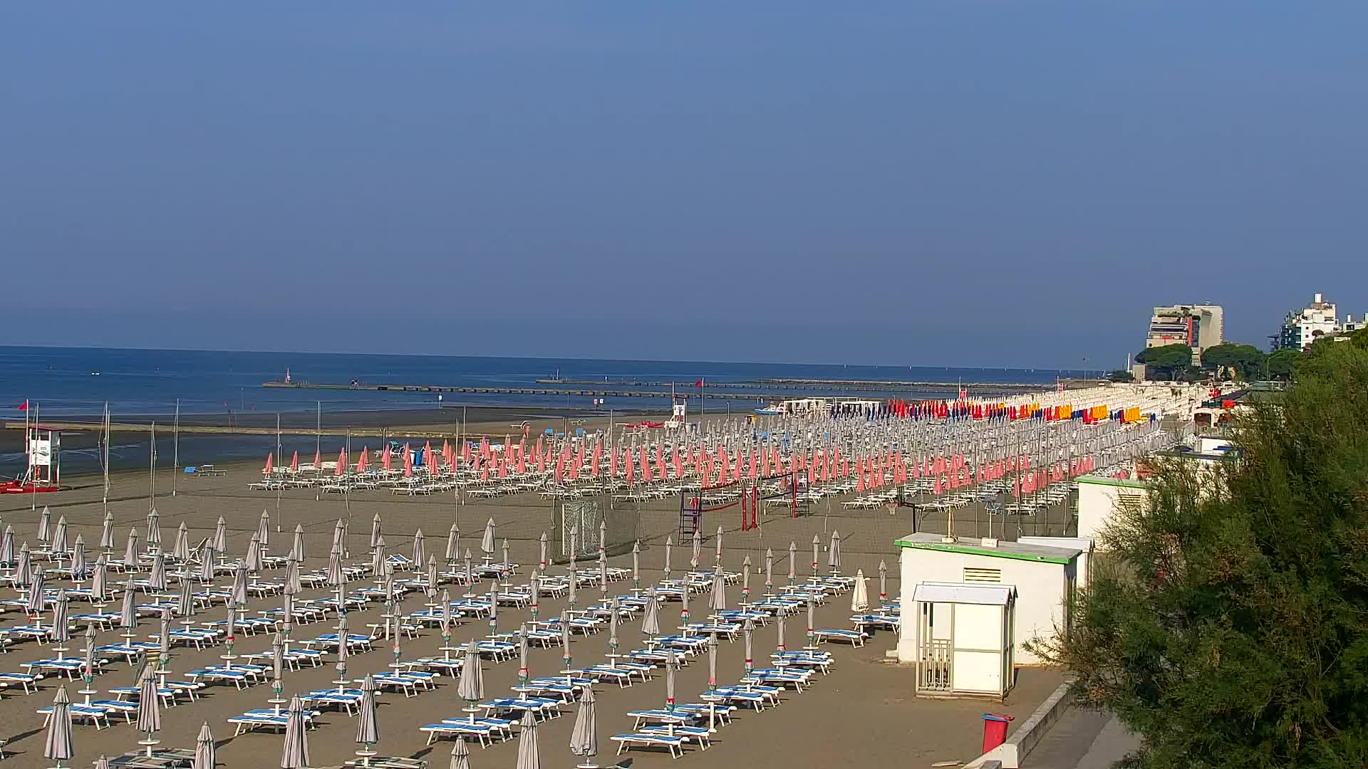 Webcam Live Grado: Vista sulla spiaggia e sull’acquapark in tempo reale