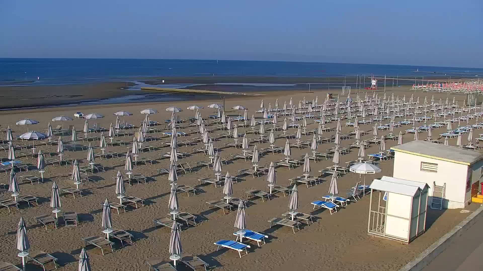 Webcam en direct Grado : Vues sur la plage et l’aquapark en temps réel