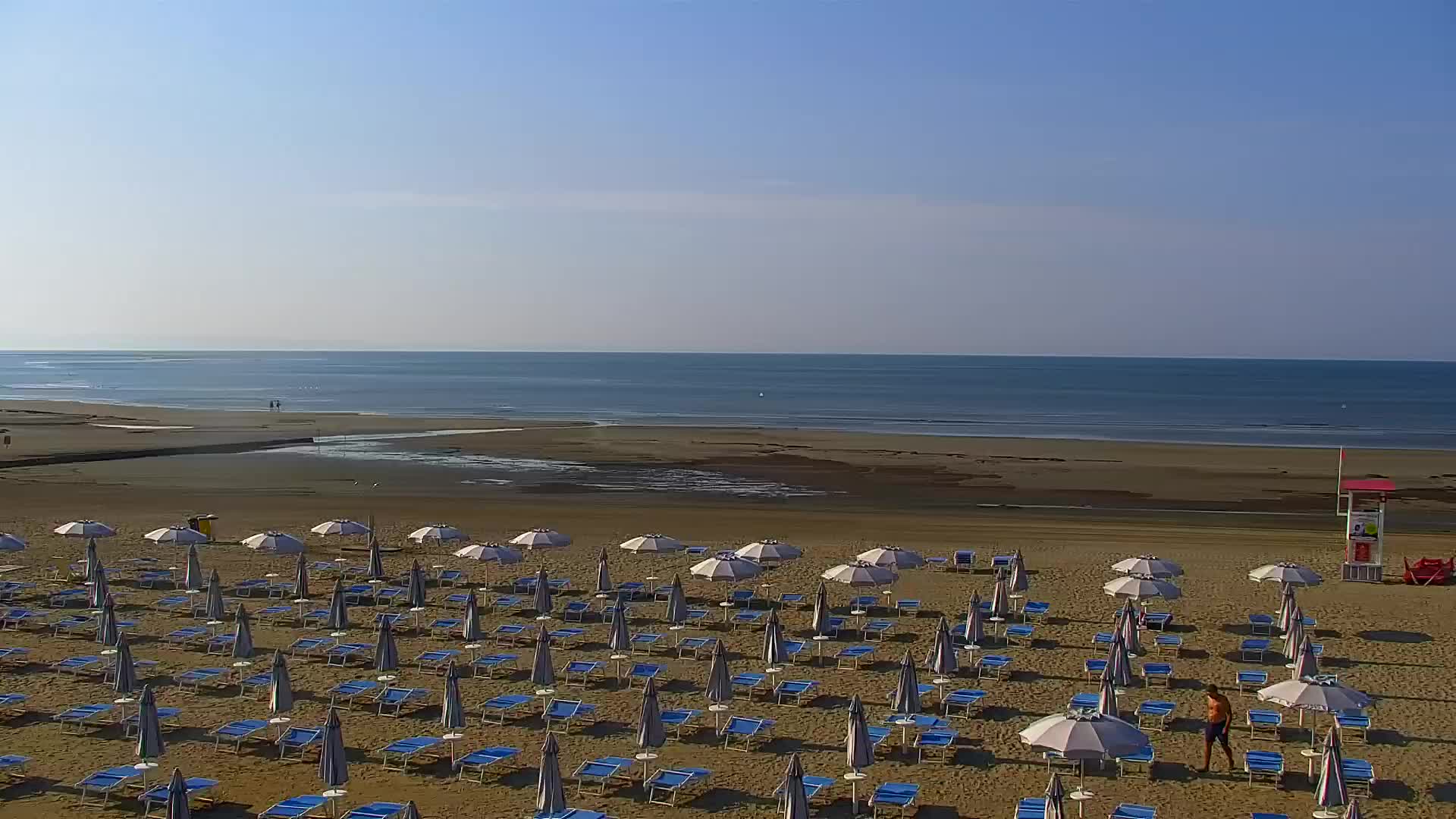 Spletna kamera v živo Grado: Pogledi na plažo in vodni park v realnem času