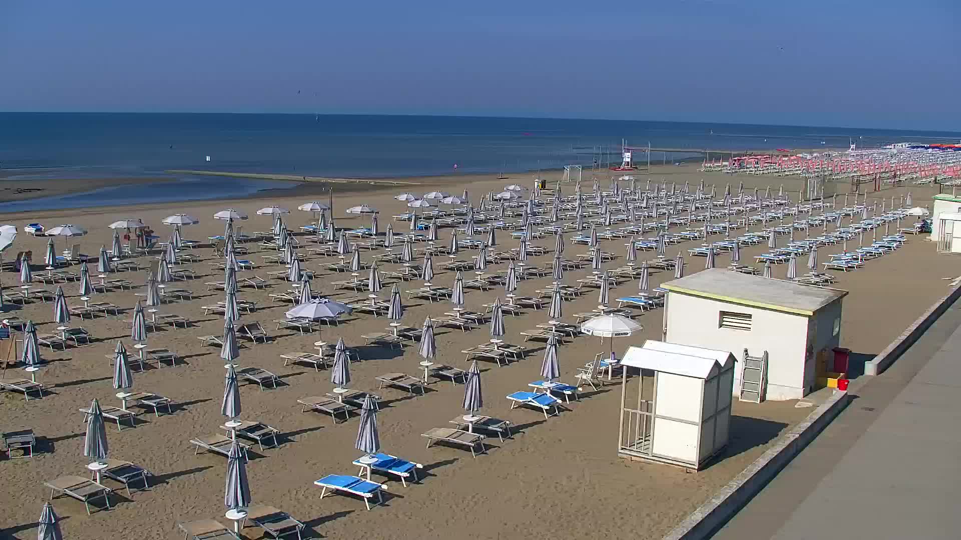 Grado Beach and Aquapark Views in Real Time