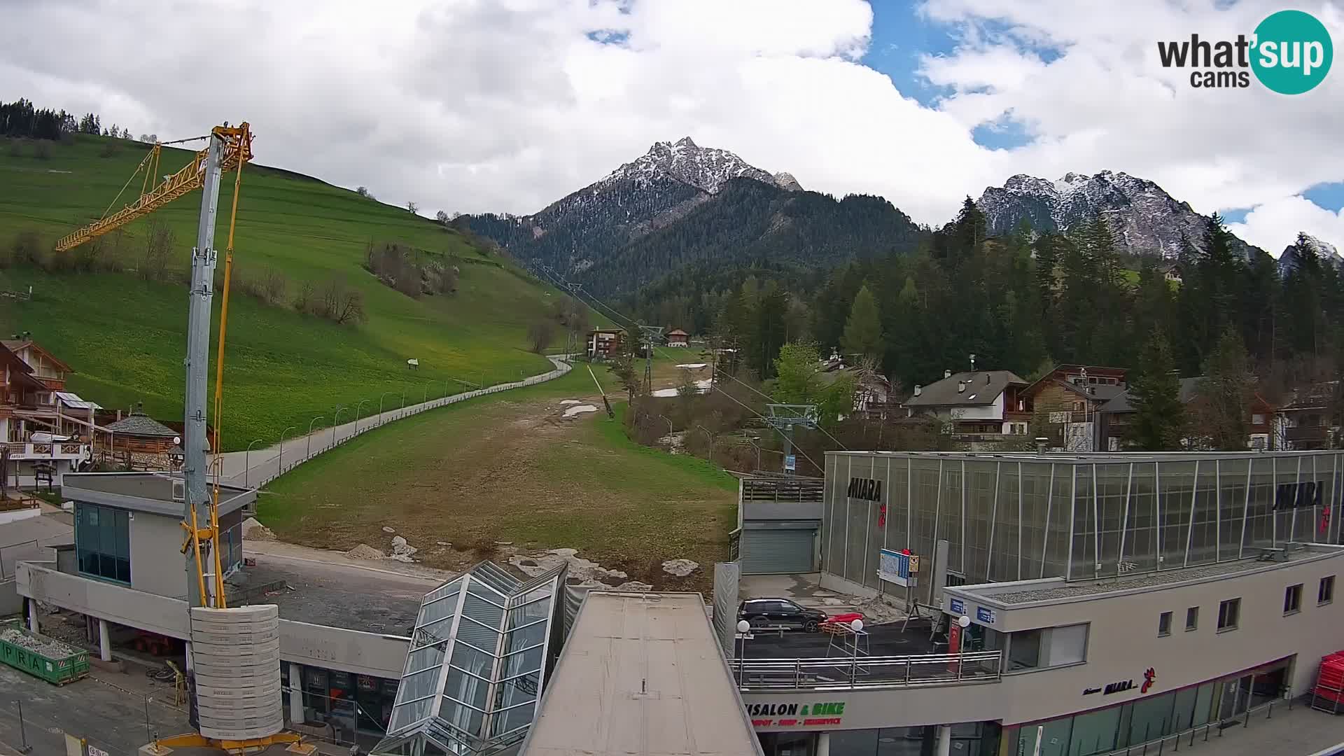 Kronplatz webcam Valley sation of Miara