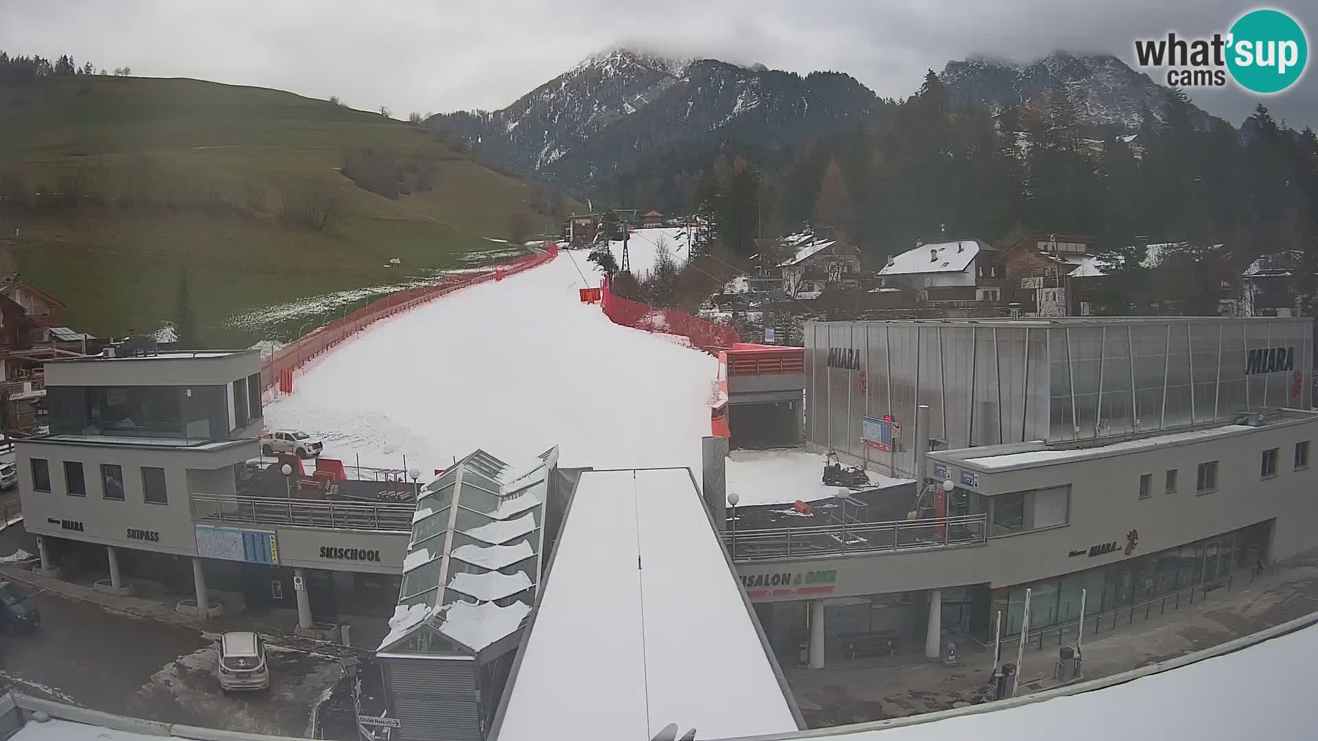 Plan de Corones Kronplatz Miara webcam en vivo – estación de valle