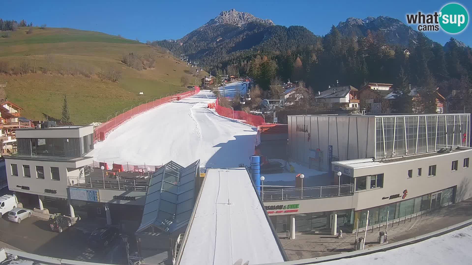 Plan de Corones Kronplatz Miara webcam en vivo – estación de valle