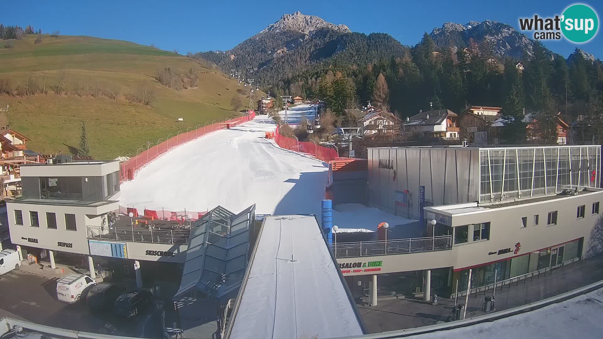 Plan de Corones Kronplatz Miara webcam en vivo – estación de valle