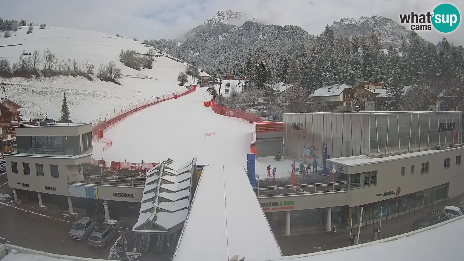 Plan de Corones Kronplatz Miara webcam en vivo – estación de valle