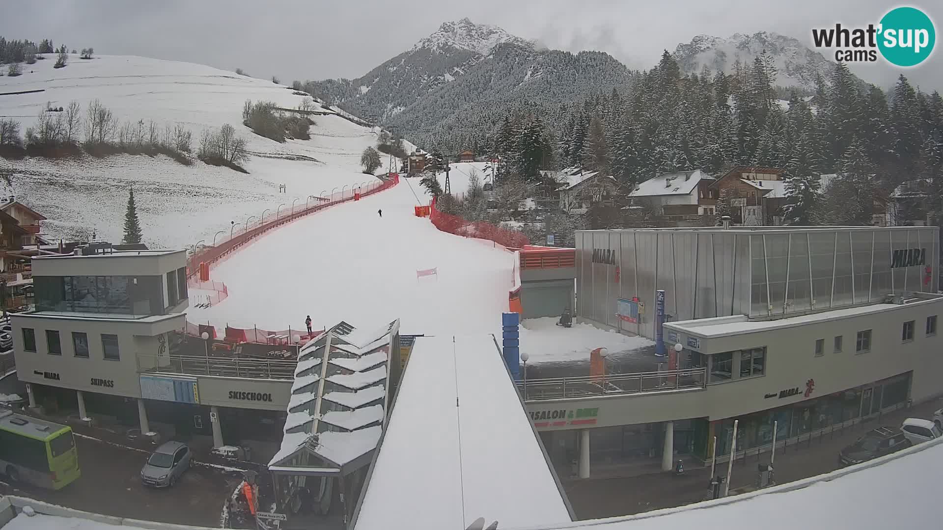 Plan de Corones Kronplatz Miara webcam en vivo – estación de valle