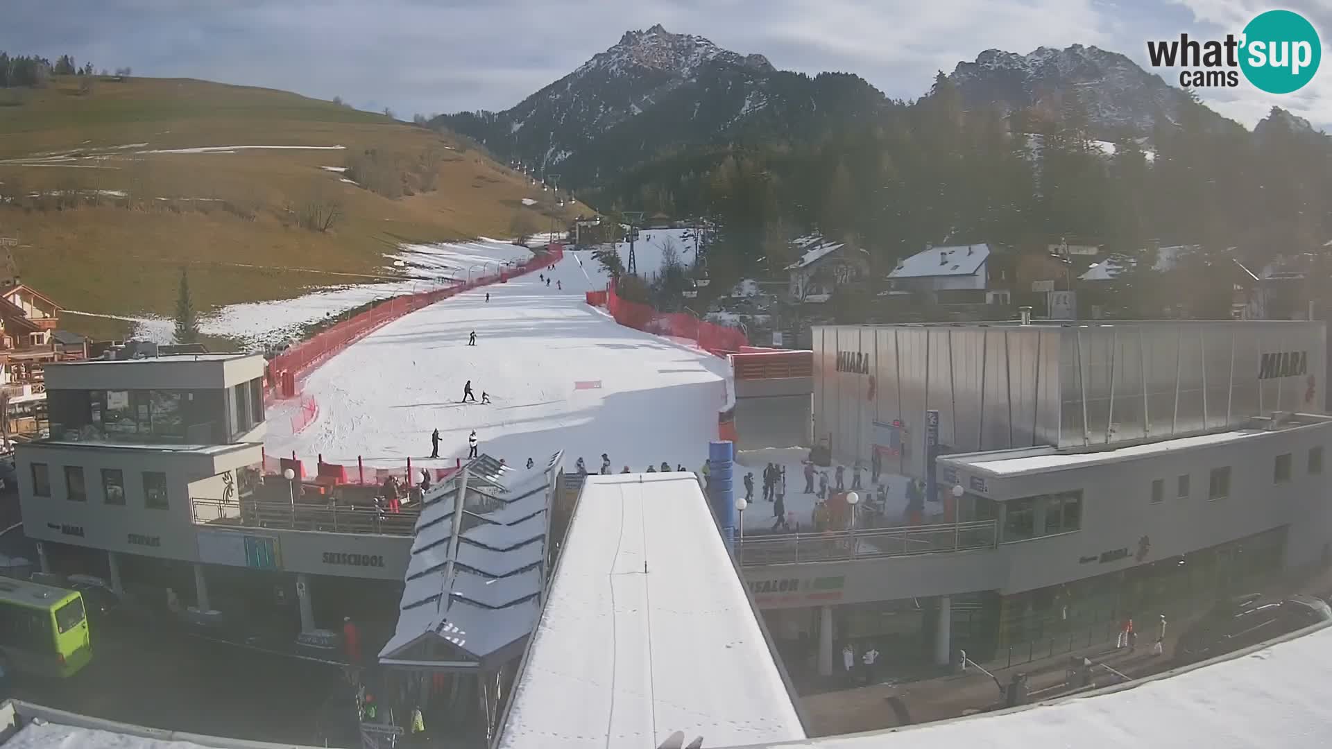 Kronplatz spletna kamera Miara spodnja postaja