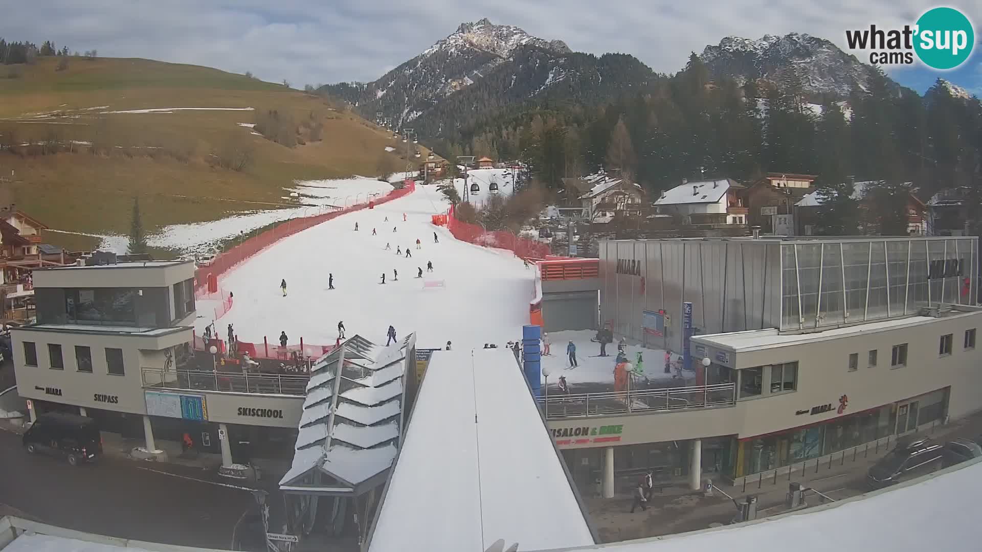 Kronplatz spletna kamera Miara spodnja postaja