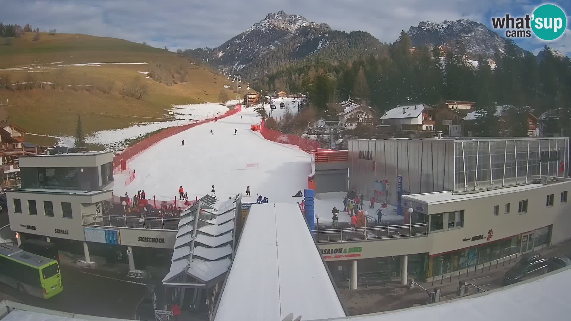 Kronplatz spletna kamera Miara spodnja postaja