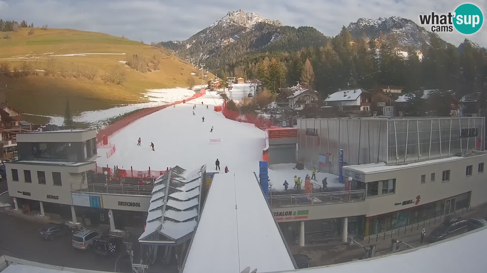 Plan de Corones Kronplatz Miara webcam en vivo – estación de valle