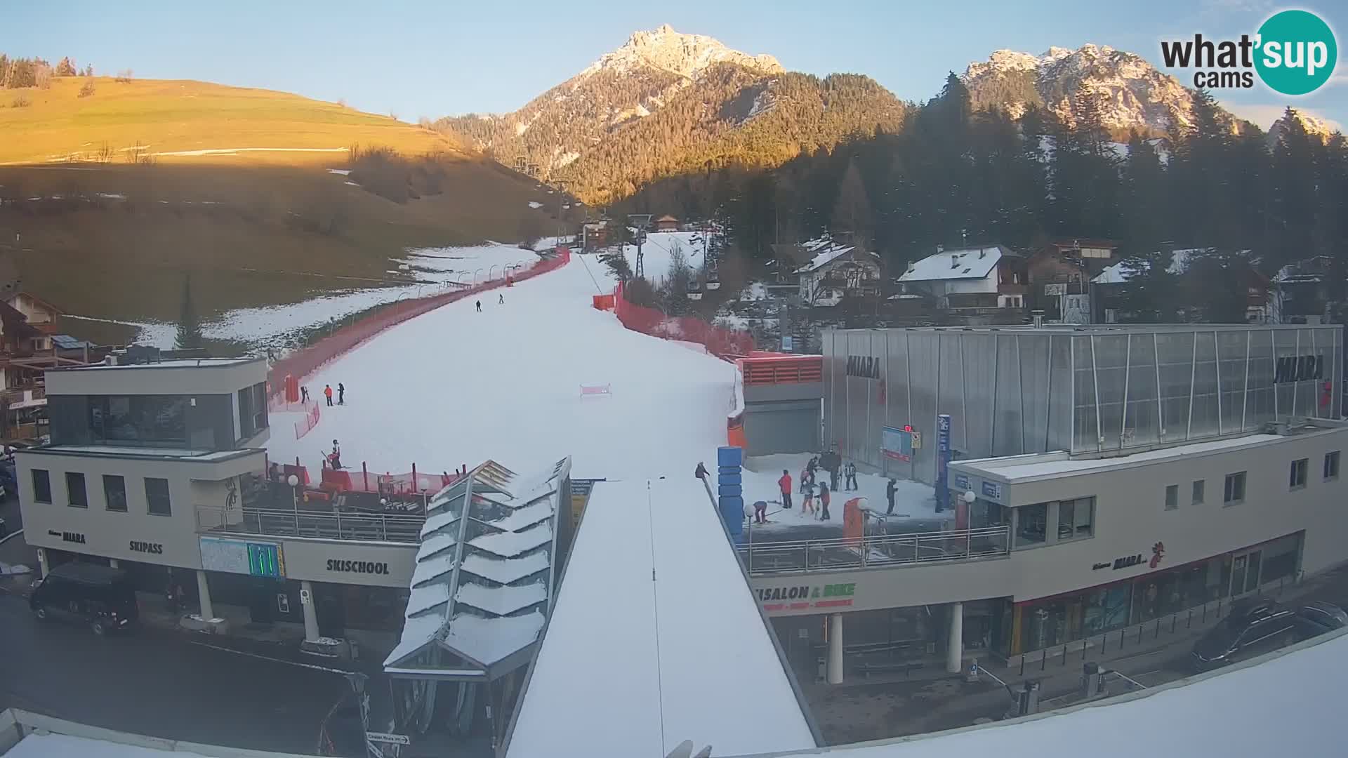 Plan de Corones Kronplatz Miara webcam en vivo – estación de valle