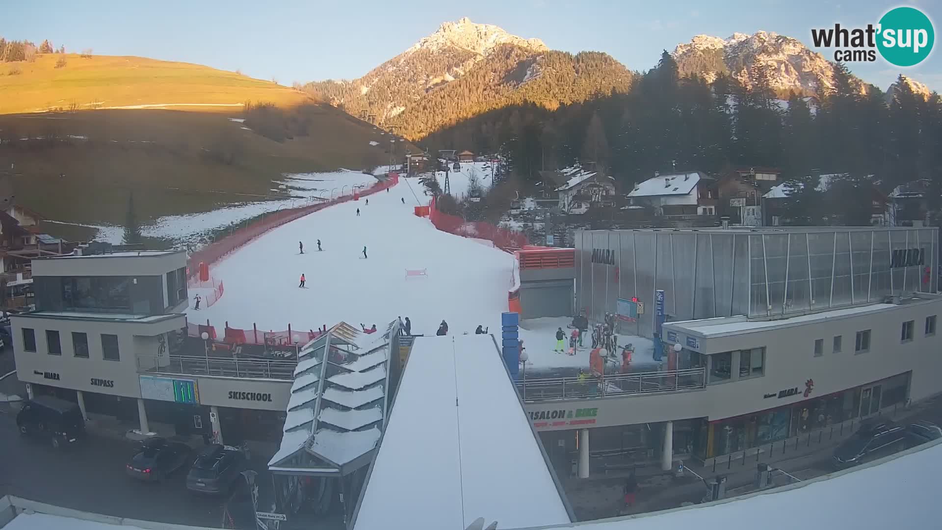 Plan de Corones Kronplatz Miara webcam en vivo – estación de valle