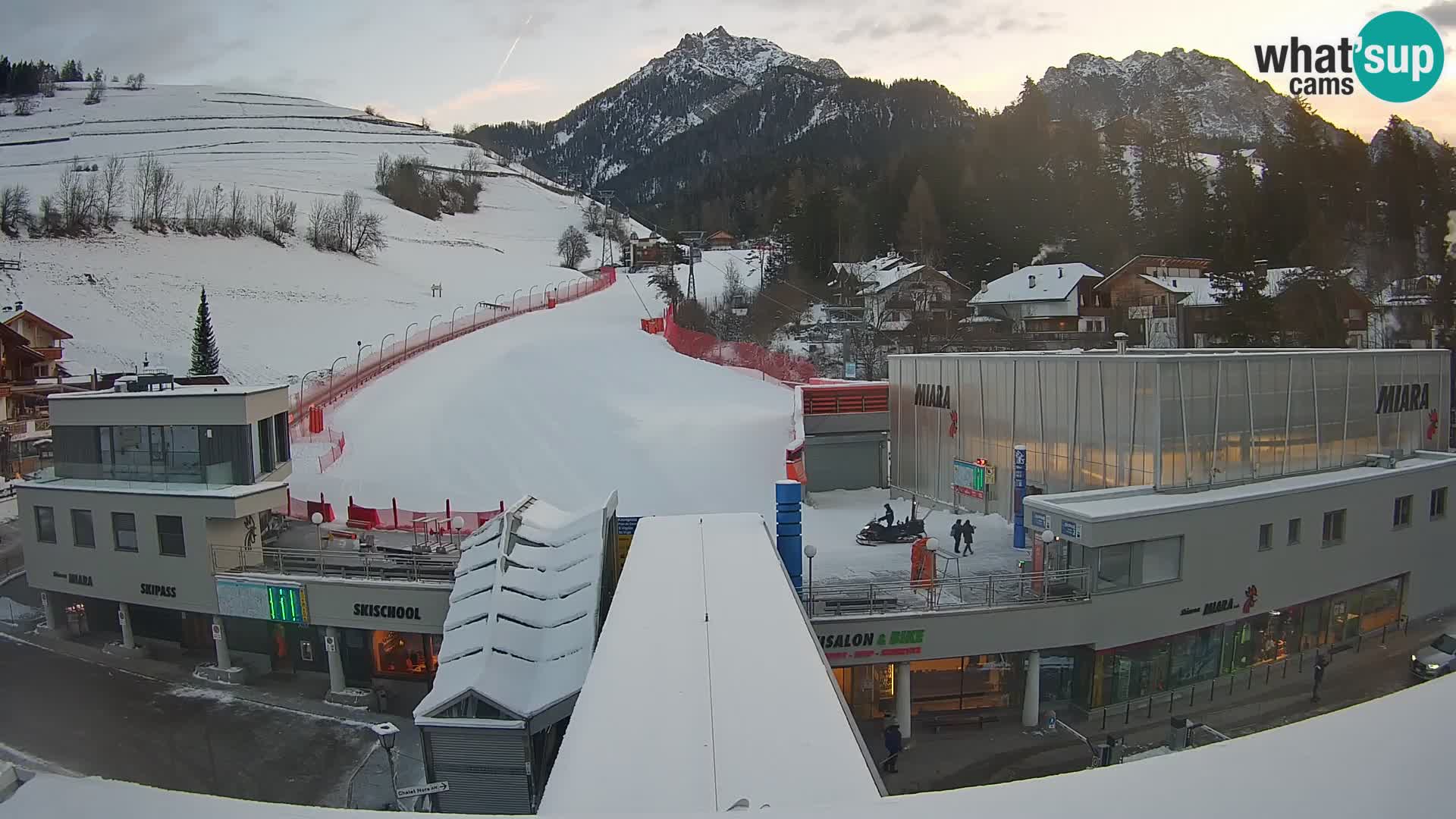 Plan de Corones Kronplatz Miara webcam en vivo – estación de valle